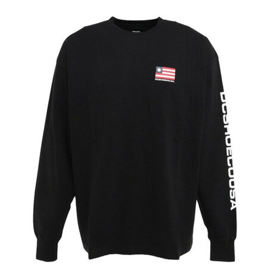 ディーシーシューズ（DC SHOES）（メンズ）EST94 WIDE 長袖Tシャツ 22FWDLT224064BLK