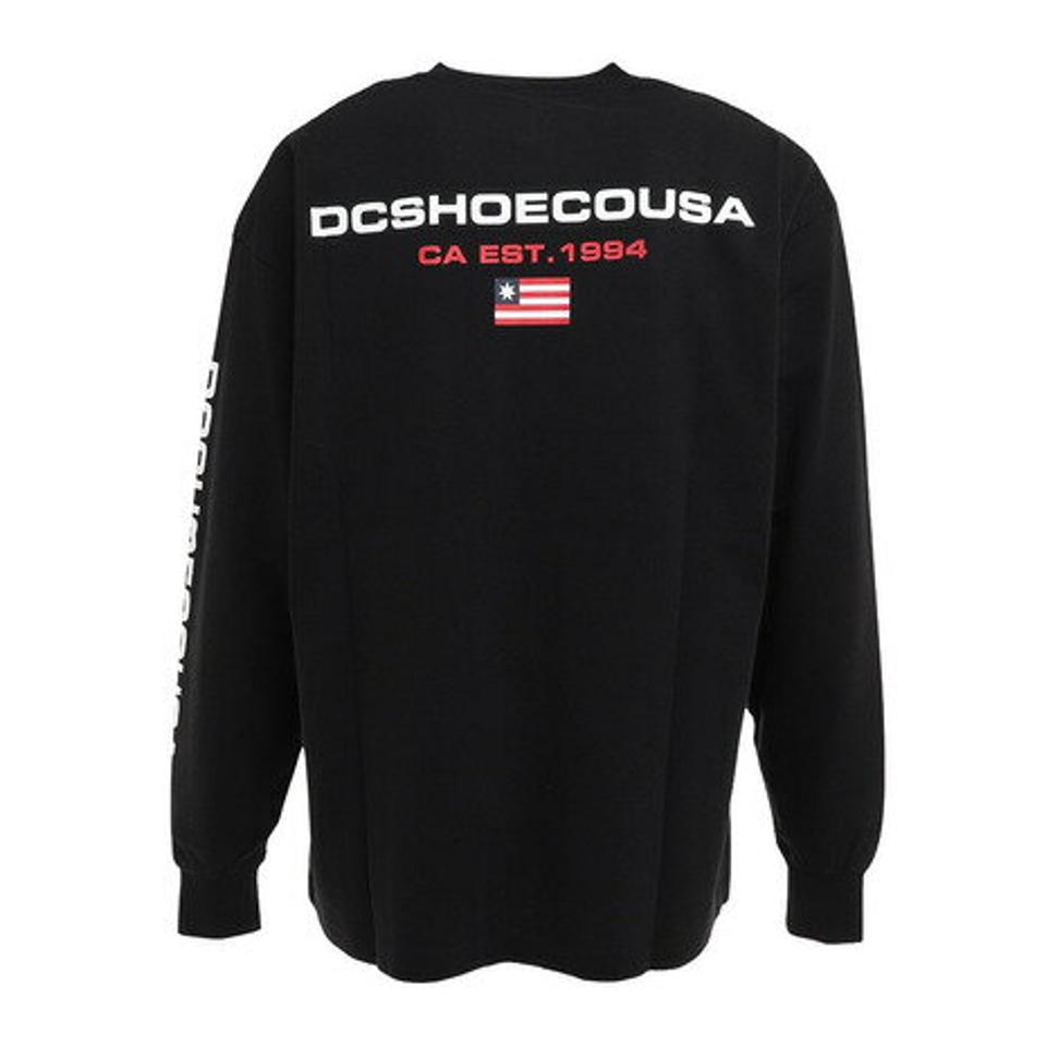 ディーシーシューズ（DC SHOES）（メンズ）EST94 WIDE 長袖Tシャツ 22FWDLT224064BLK