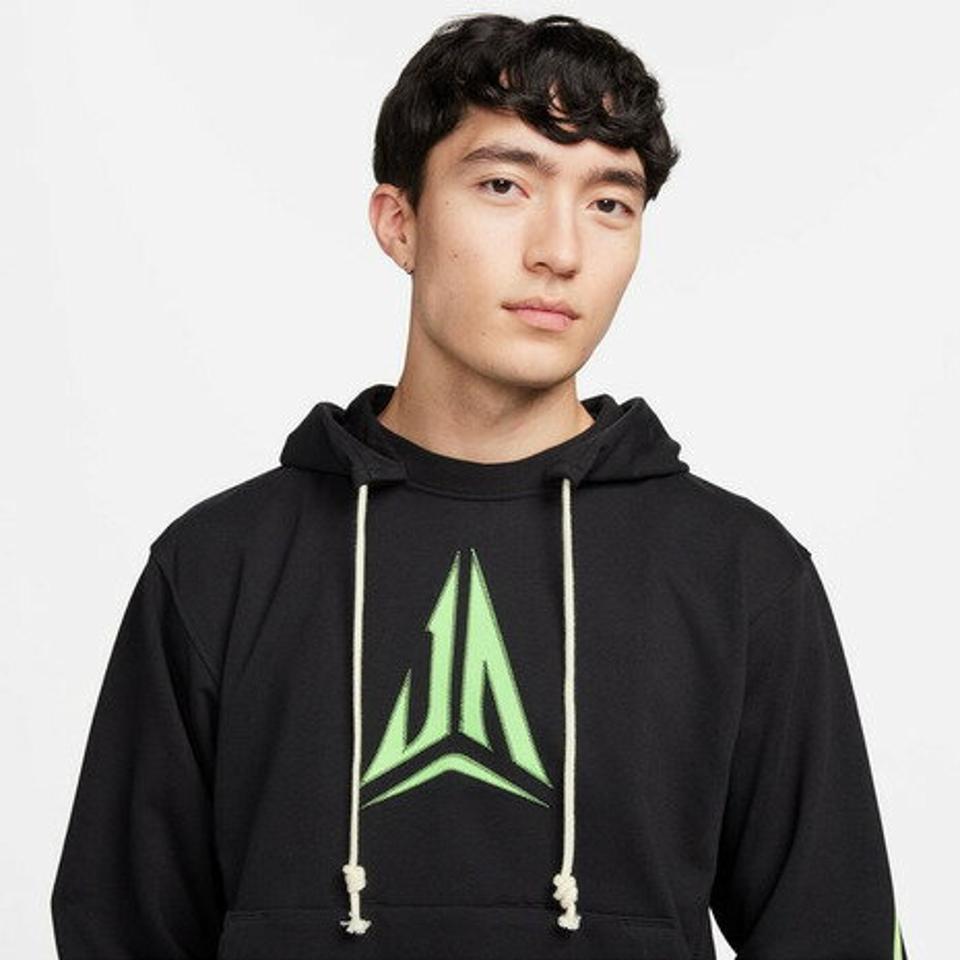 ナイキ（NIKE）（メンズ）バスケットボールウェア ジャ ドライフィット プルオーバー バスケットボールパーカー FN2988-010