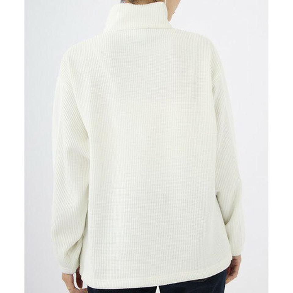 オーシャンパシフィック（Ocean Pacific）（レディース）ハーフジップ切り替え裏起毛ワッフルプルオーバー 553004IVO