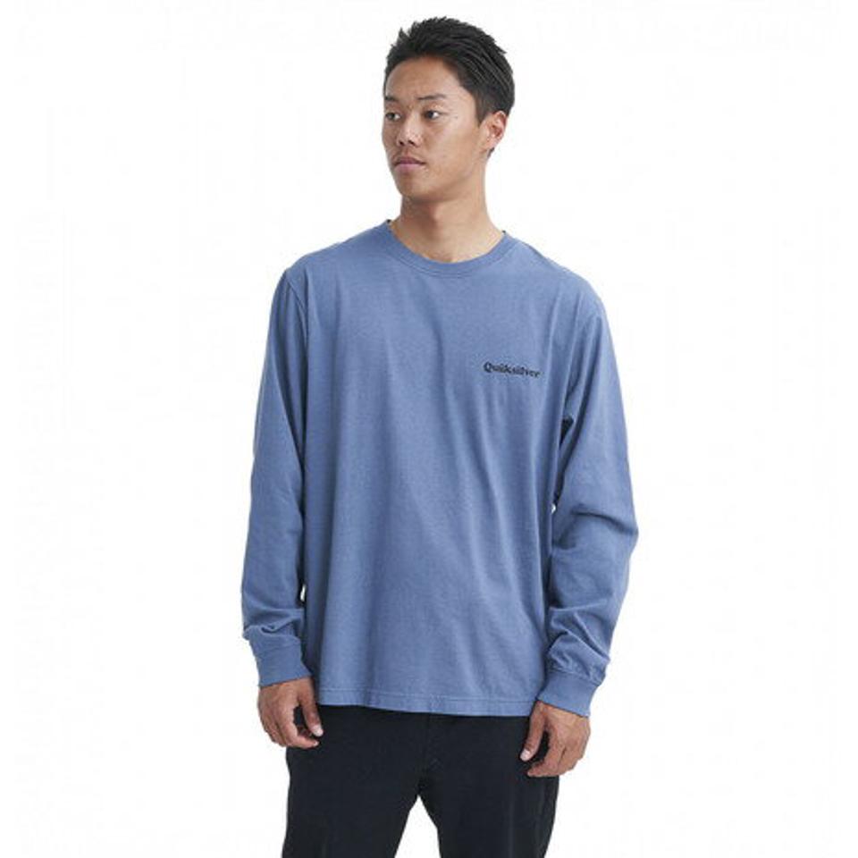 クイックシルバー（Quiksilver）（メンズ）長袖Tシャツ LANDSCAPE LINE 23FWQLT234039BLU