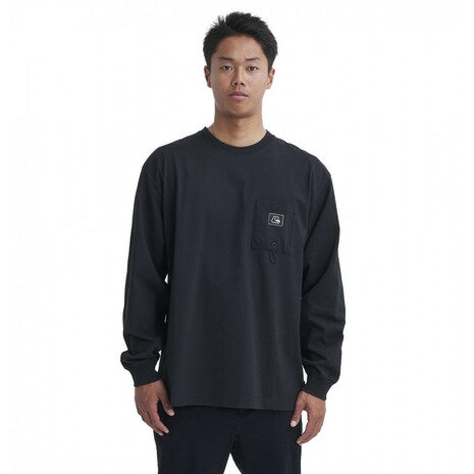 クイックシルバー（Quiksilver）（メンズ）長袖Tシャツ OG POCKET 23FWQLT234035BLK