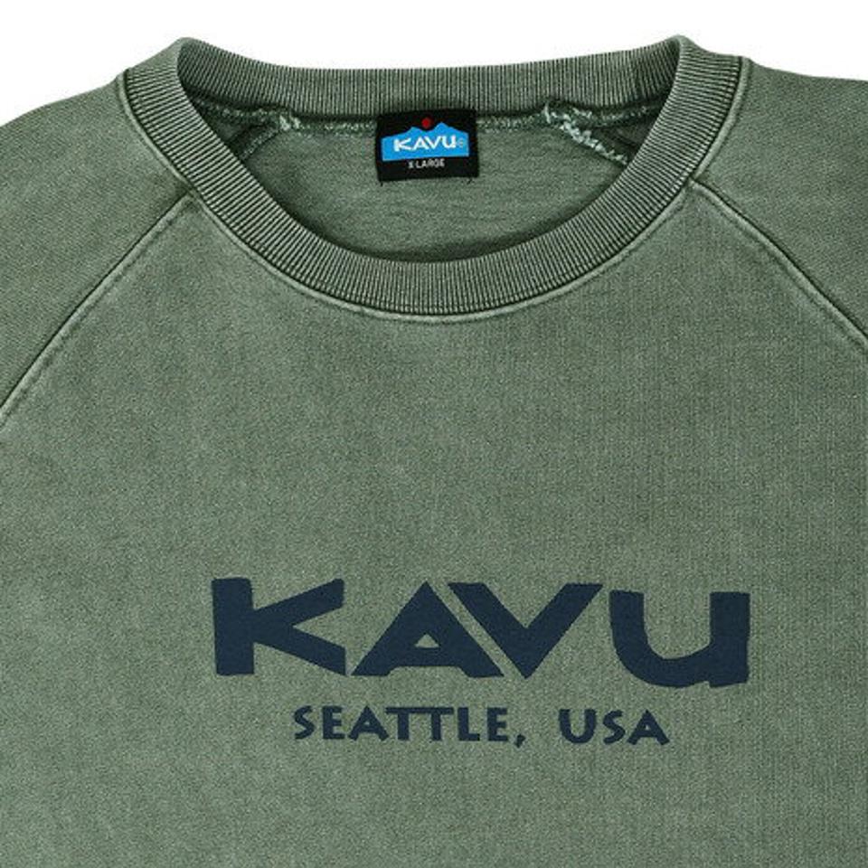カブー（KAVU）（メンズ）半袖Tシャツ ヘビーウェイト Tシャツ 19821807 GRN グリーン
