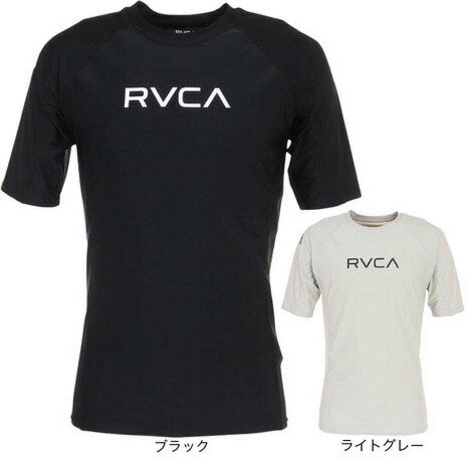ルーカ（RVCA）（メンズ）ラッシュガード 半袖 Tシャツ 吸汗速乾 UVカット UPF50+ 外線対策 アウトドア スポーツ BD041872