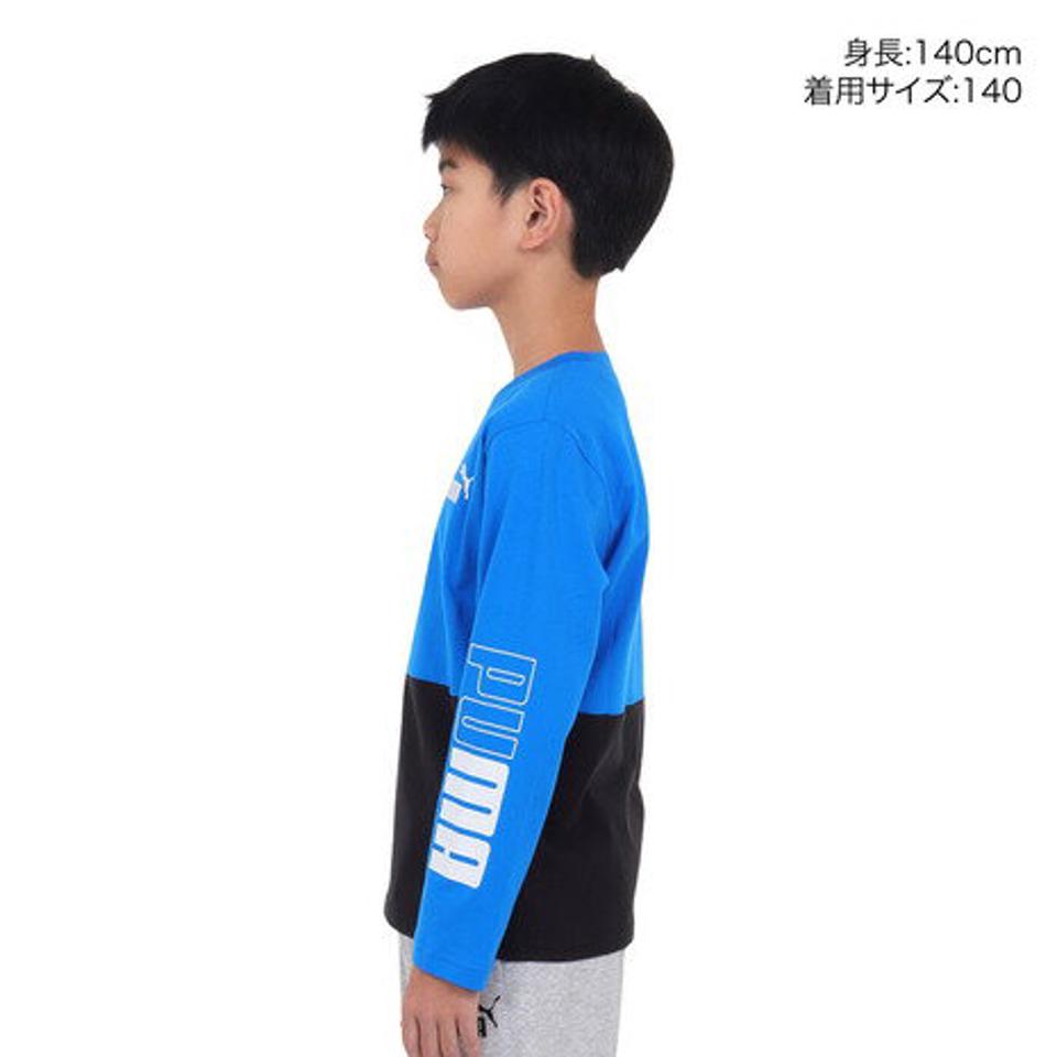 【20%OFFクーポン対象！1/9まで】プーマ（PUMA）（キッズ）長袖Tシャツ キッズ PUMA POWER 677720 47 BLBK