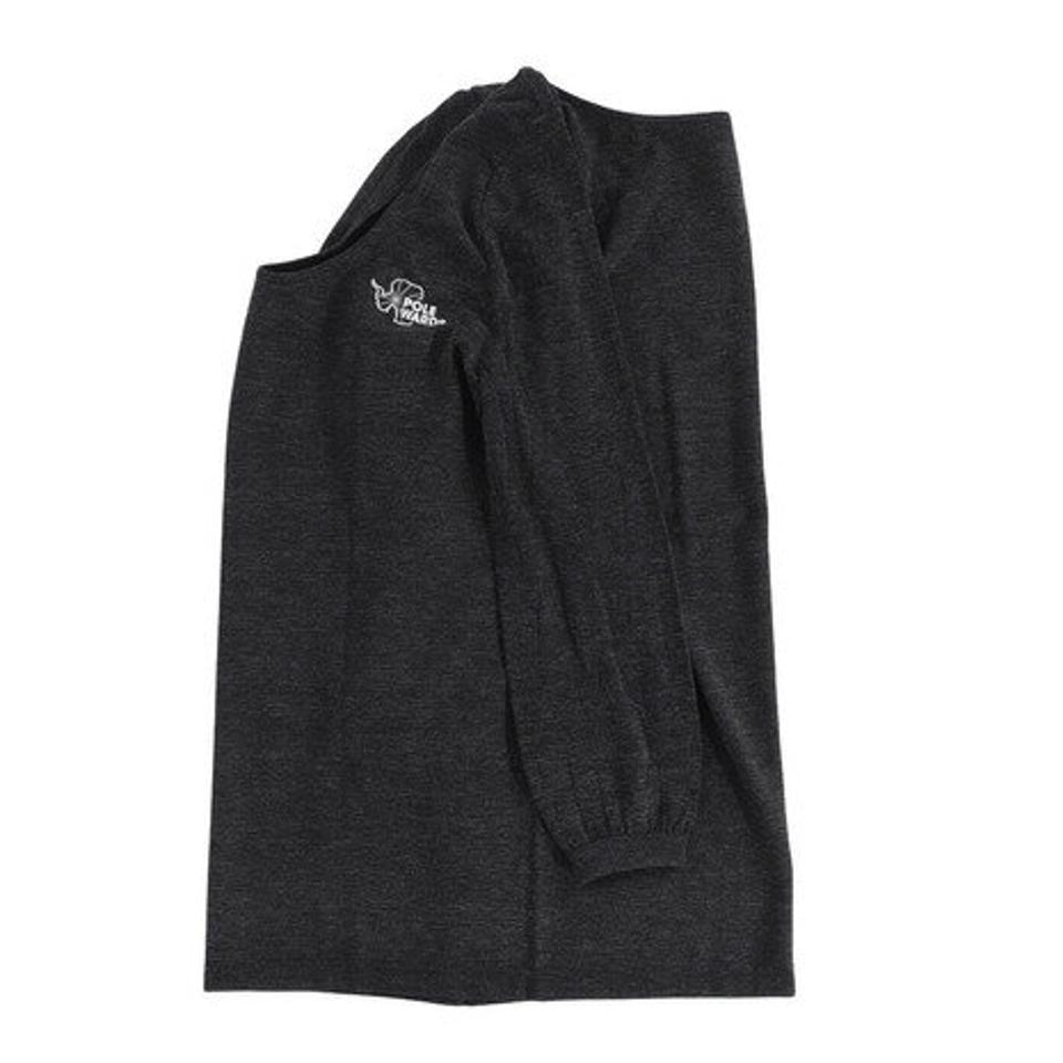 POLEWARDS（レディース）長袖アンダー 長袖Tシャツ デオアンダーウェア ロングスリーブシャツ PW2HHB12 ブラック