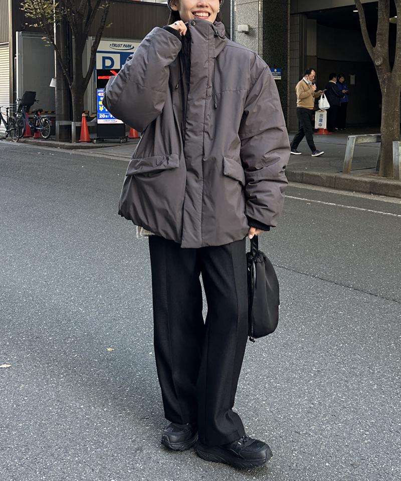 スタンドネックパデットブルゾン