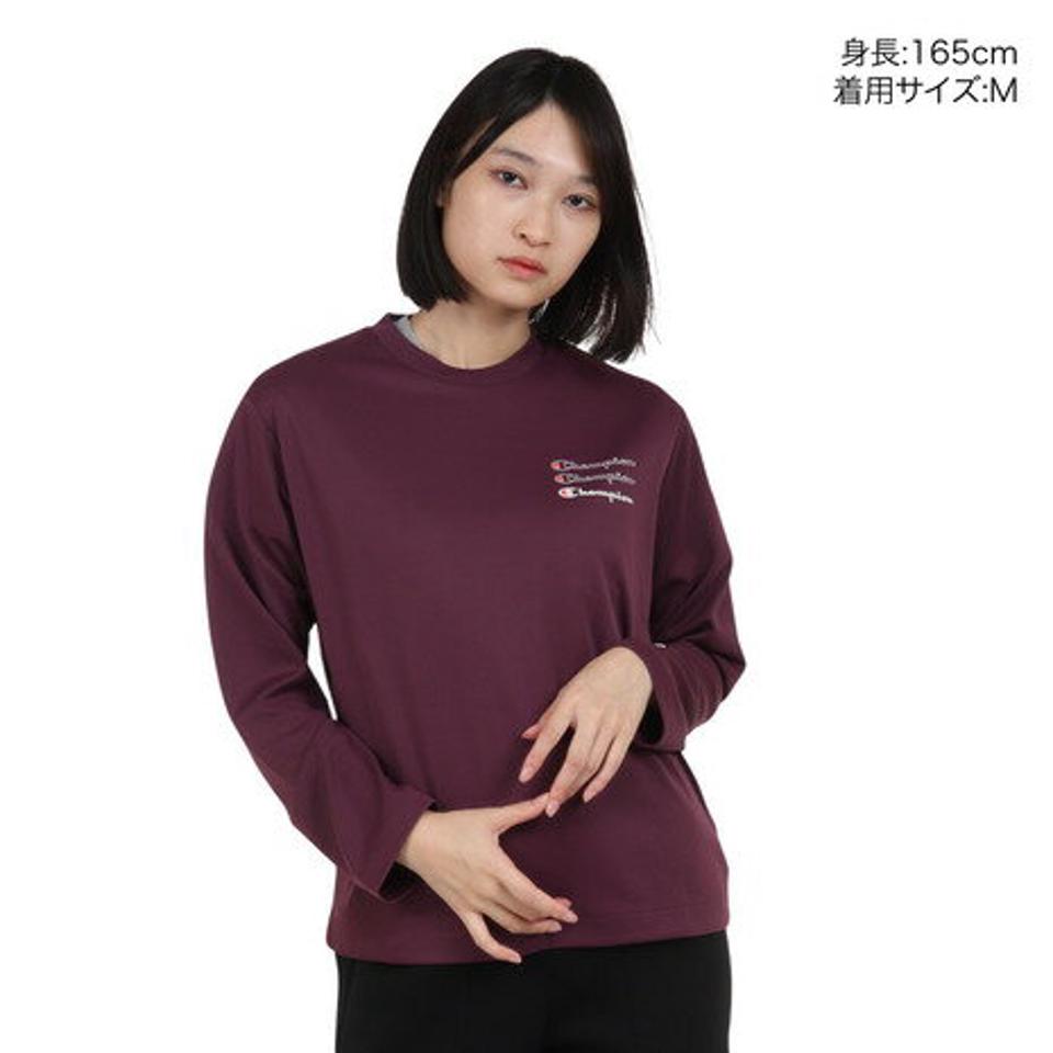 チャンピオン（CHAMPION）（レディース）長袖Tシャツ レディース ロングスリーブ Tシャツ CW-YS401 970