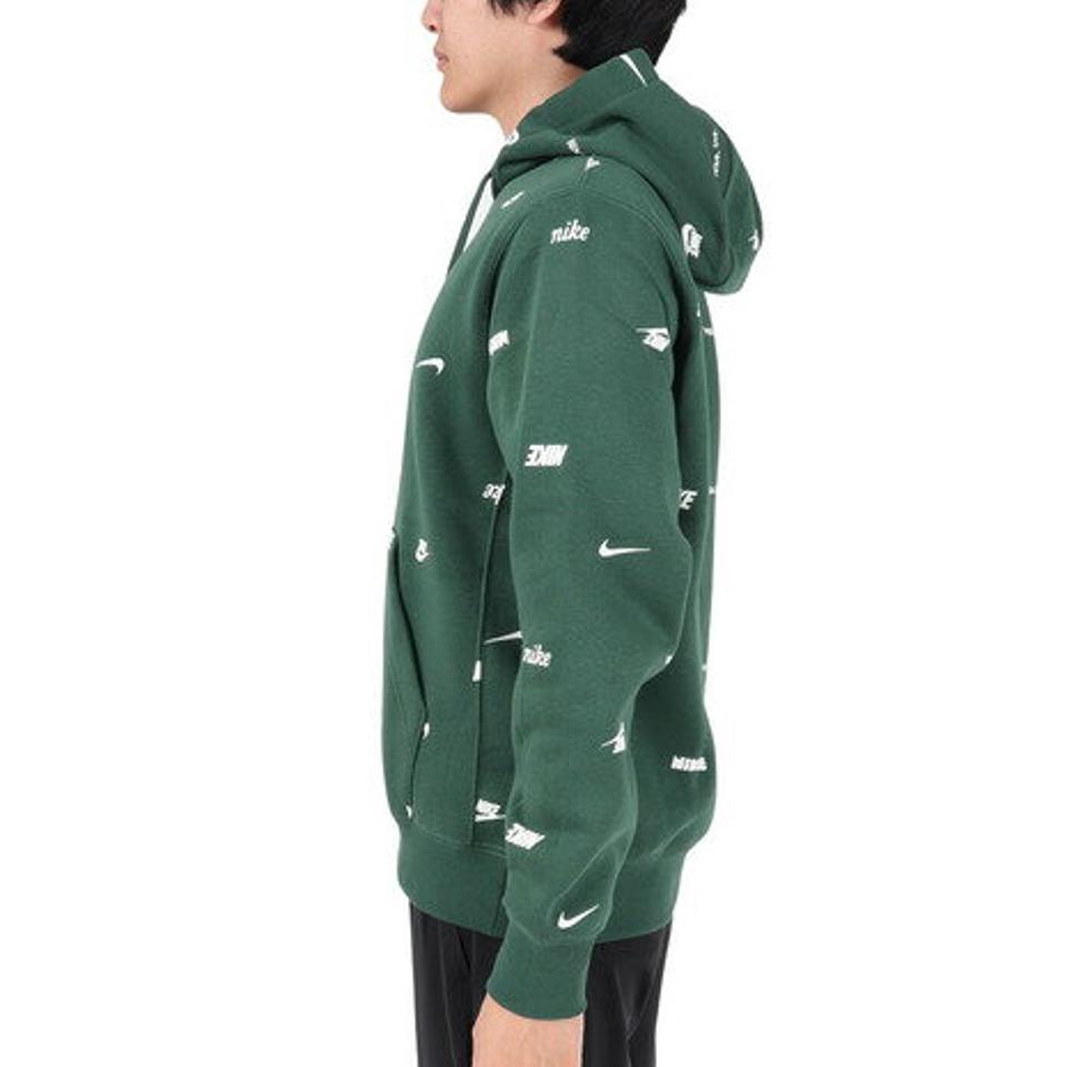 ナイキ（NIKE）（メンズ）スウェット パーカー クラブ フリース オールオーバー プリント プルオーバー FB7435-323