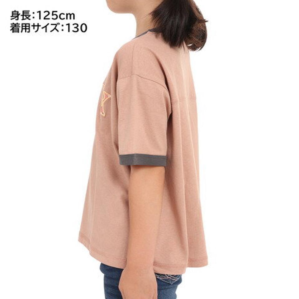 ロキシー（ROXY）（キッズ）半袖Tシャツ キッズ MINI VINTAGE FLOWER LOGO TST232107 COR