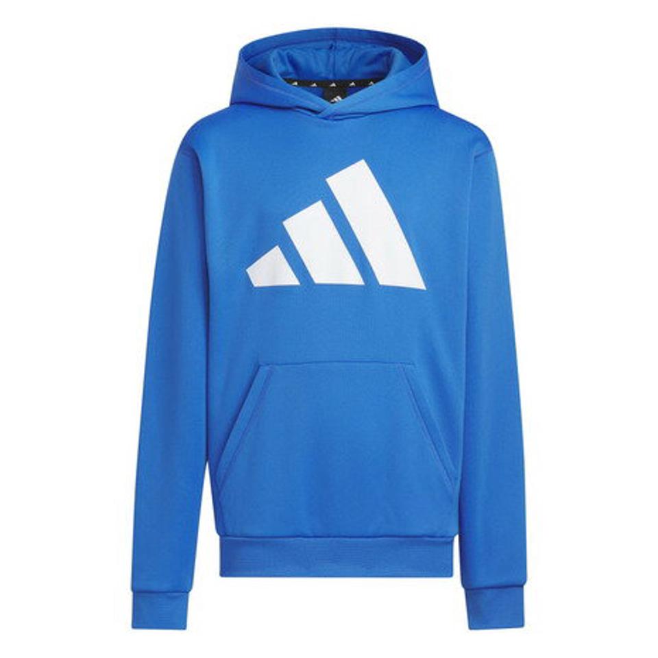 アディダス（adidas）（キッズ）ジュニア トレイン エッセンシャルズ ウォーム ロゴ ルーズフィット プルオーバーパーカー IKS30-IK4649/IK4650