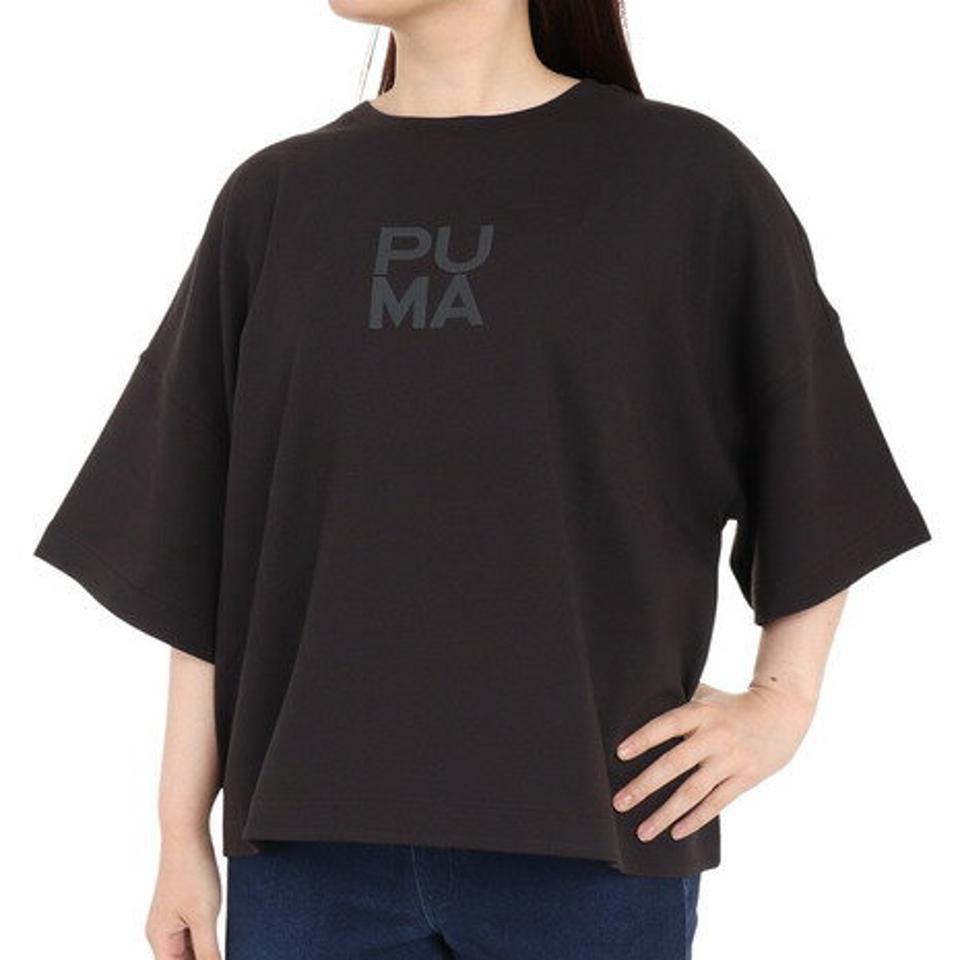 プーマ（PUMA）（レディース）INFUSE リラックス Tシャツ 621443 01 BLK