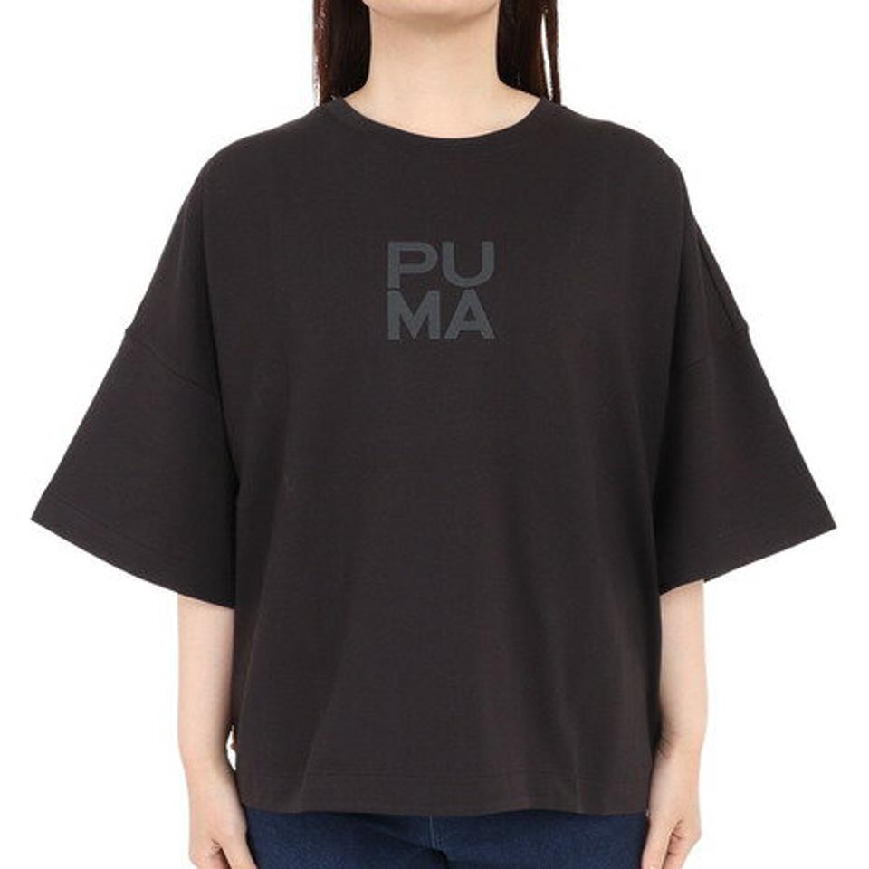 プーマ（PUMA）（レディース）INFUSE リラックス Tシャツ 621443 01 BLK