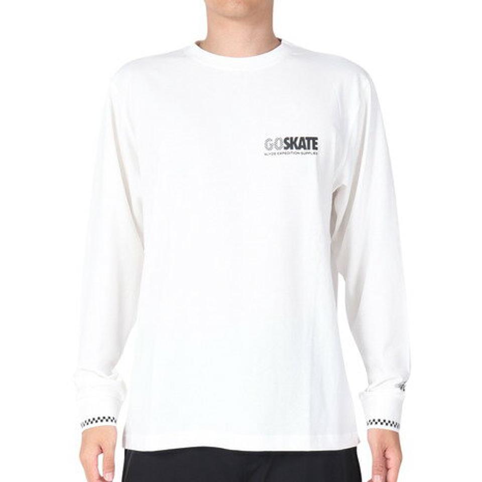 スライド（SLYDE）（メンズ）GO SKATE 長袖Tシャツ SL23FWM-APP010WHT