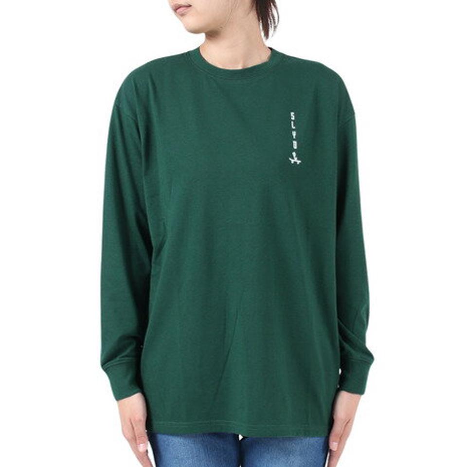 スライド（SLYDE）（レディース）GRAPHIC 長袖Tシャツ 2 SL23FWL-APP002GRN