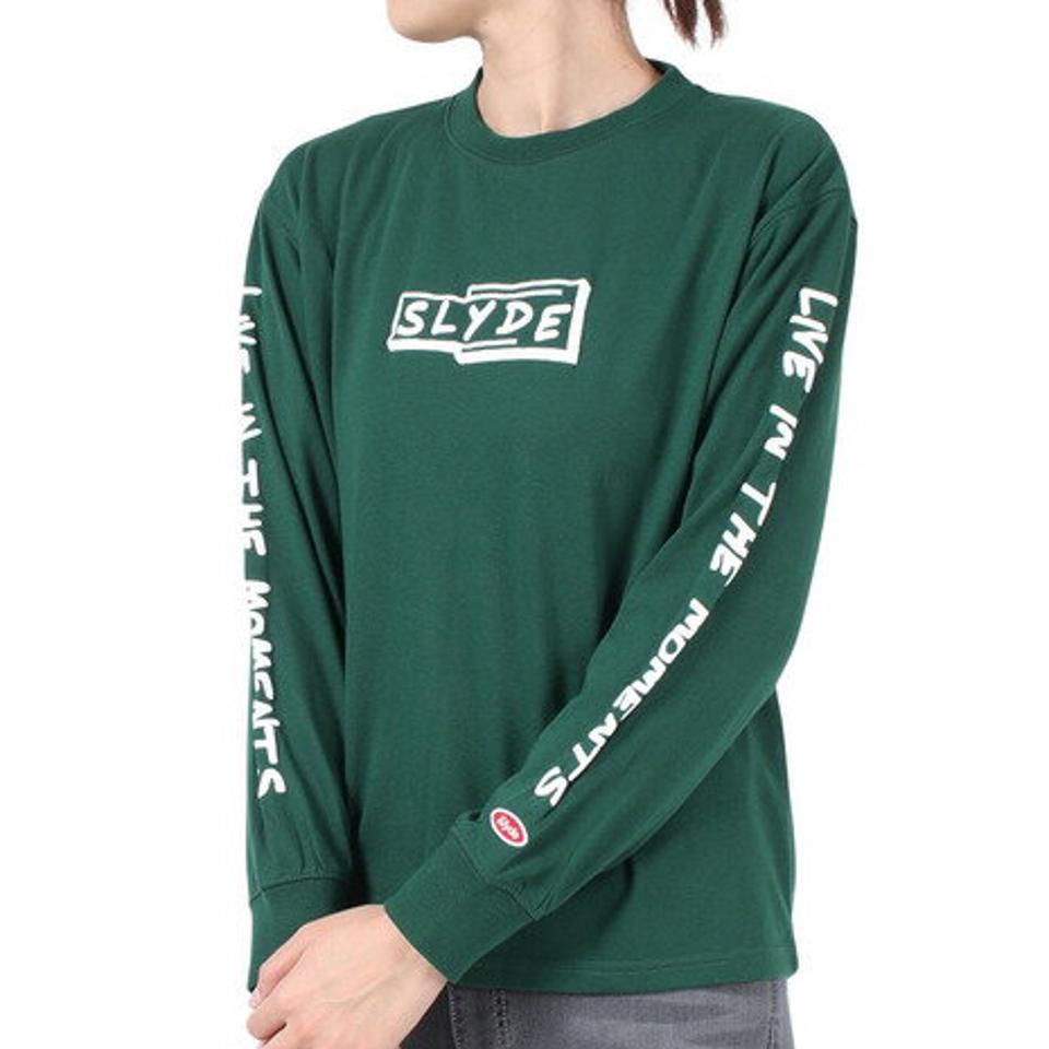 スライド（SLYDE）（レディース）GRAPHIC 長袖Tシャツ SL23FWL-APP001GRN