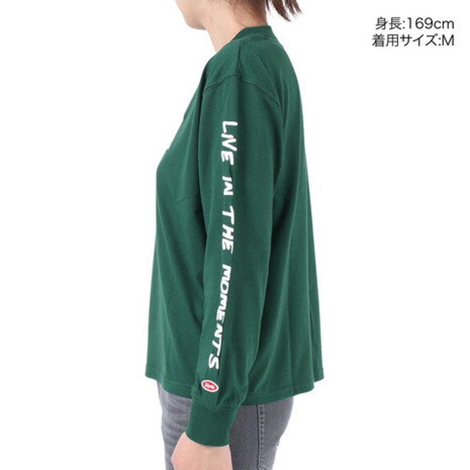 スライド（SLYDE）（レディース）GRAPHIC 長袖Tシャツ SL23FWL-APP001GRN