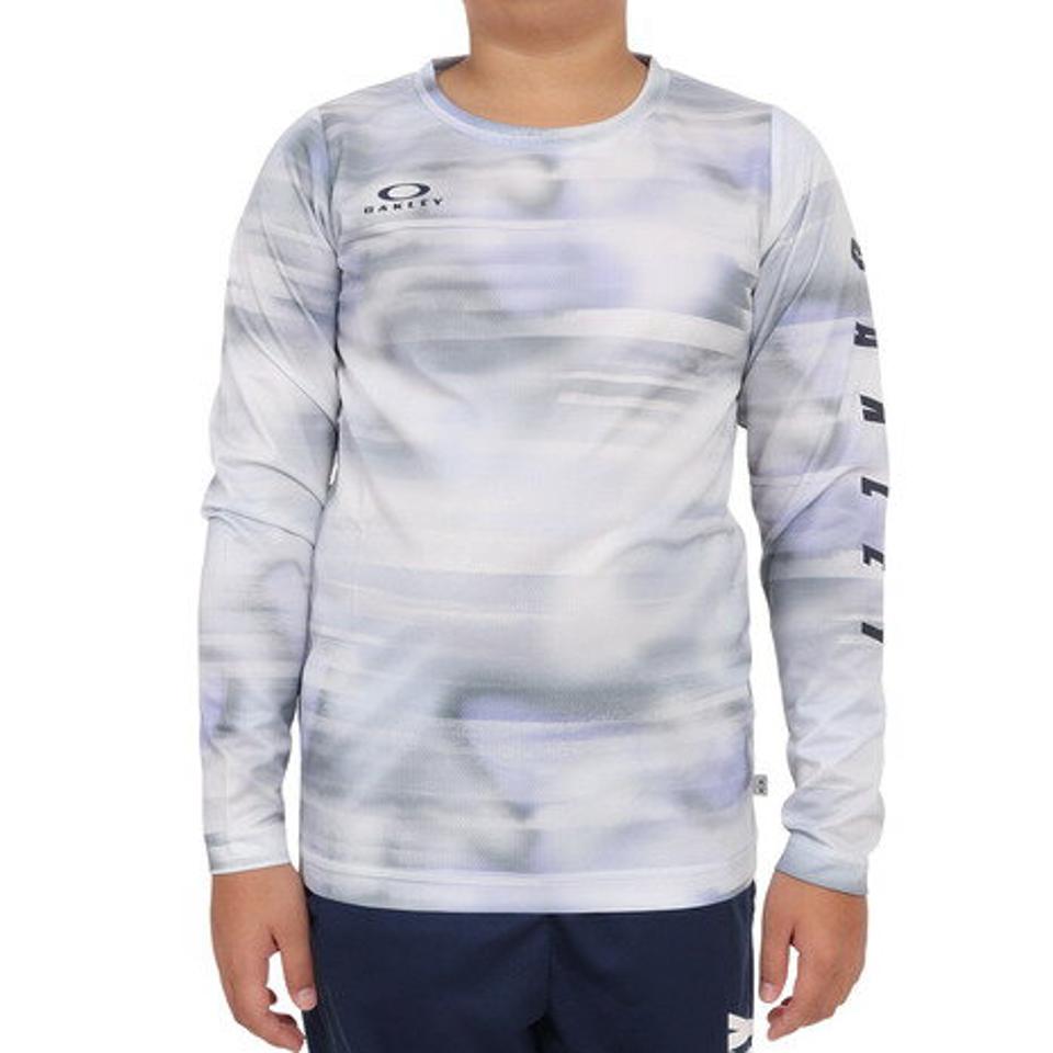 オークリー（OAKLEY）（キッズ）長袖Tシャツ キッズ Enhance Qd Ytr 6.0 FOA405771