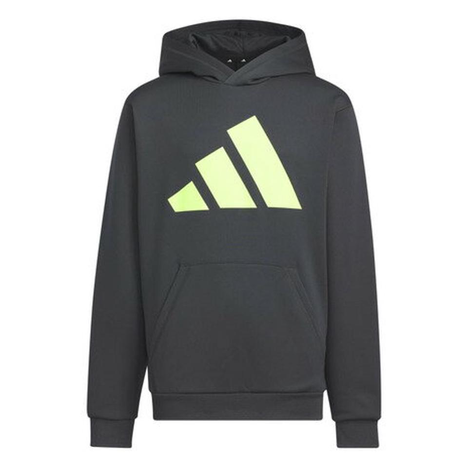 アディダス（adidas）（キッズ）ジュニア トレイン エッセンシャルズ ウォーム ロゴ ルーズフィット プルオーバーパーカー IKS30-IK4648