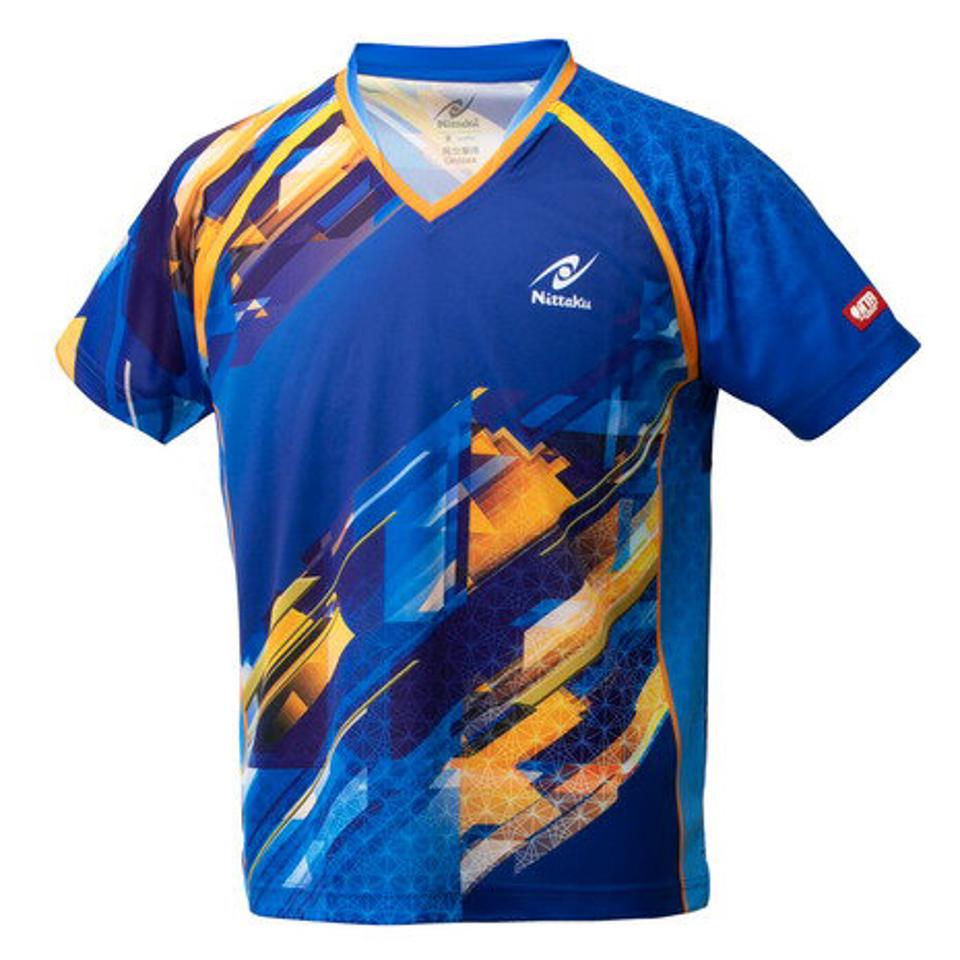 ニッタク（Nittaku）（メンズ、レディース）卓球ウエア スカイトップシャツ 半袖Tシャツ nw-2202