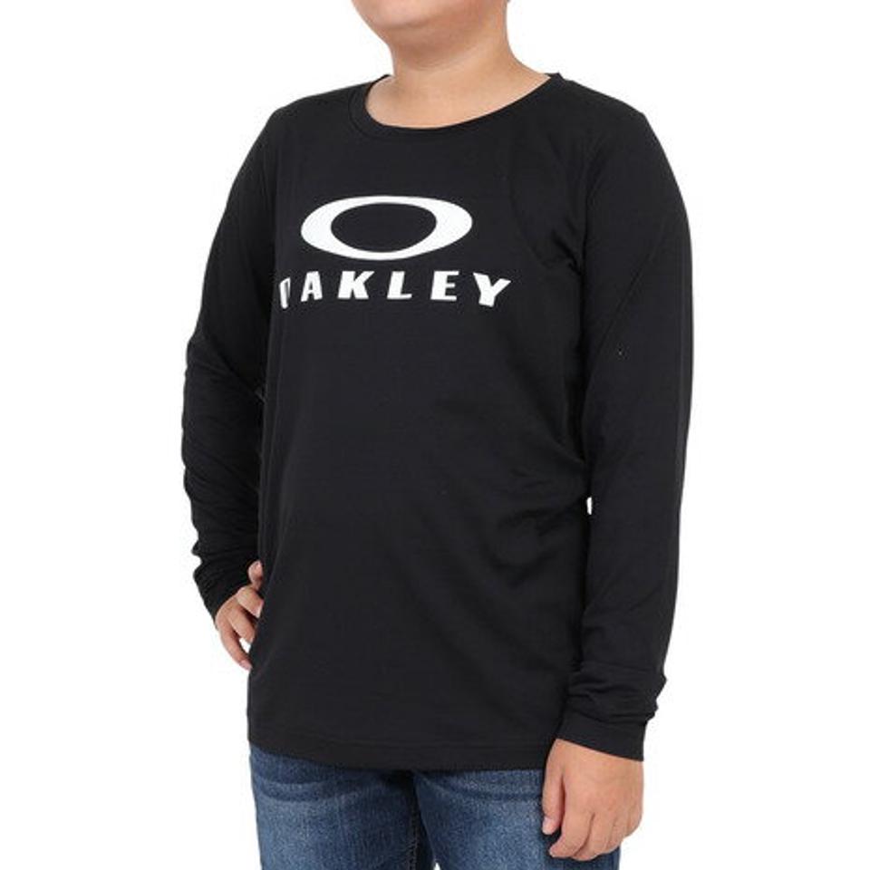 オークリー（OAKLEY）（キッズ）長袖Tシャツ キッズ Enhance Qd Bold Evo Ytr 6.0 FOA405770-02E