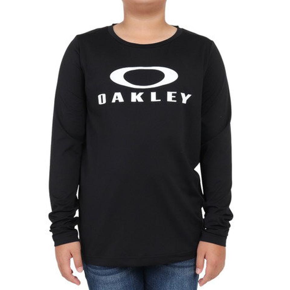 オークリー（OAKLEY）（キッズ）長袖Tシャツ キッズ Enhance Qd Bold Evo Ytr 6.0 FOA405770-02E