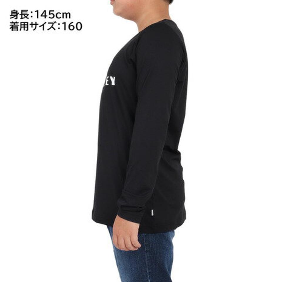オークリー（OAKLEY）（キッズ）長袖Tシャツ キッズ Enhance Qd Bold Evo Ytr 6.0 FOA405770-02E