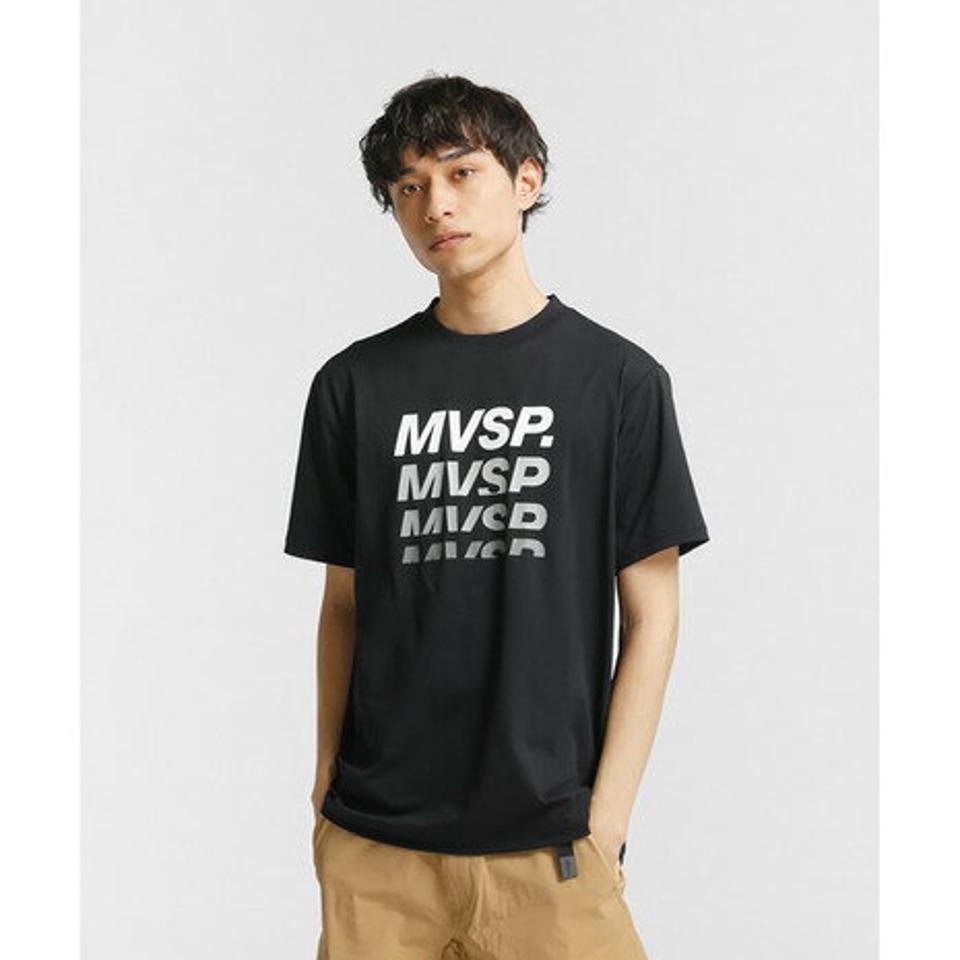 デサント（DESCENTE）（メンズ）半袖Tシャツ メンズ 吸汗速乾 グラデーションロゴ DMMVJA51 BK