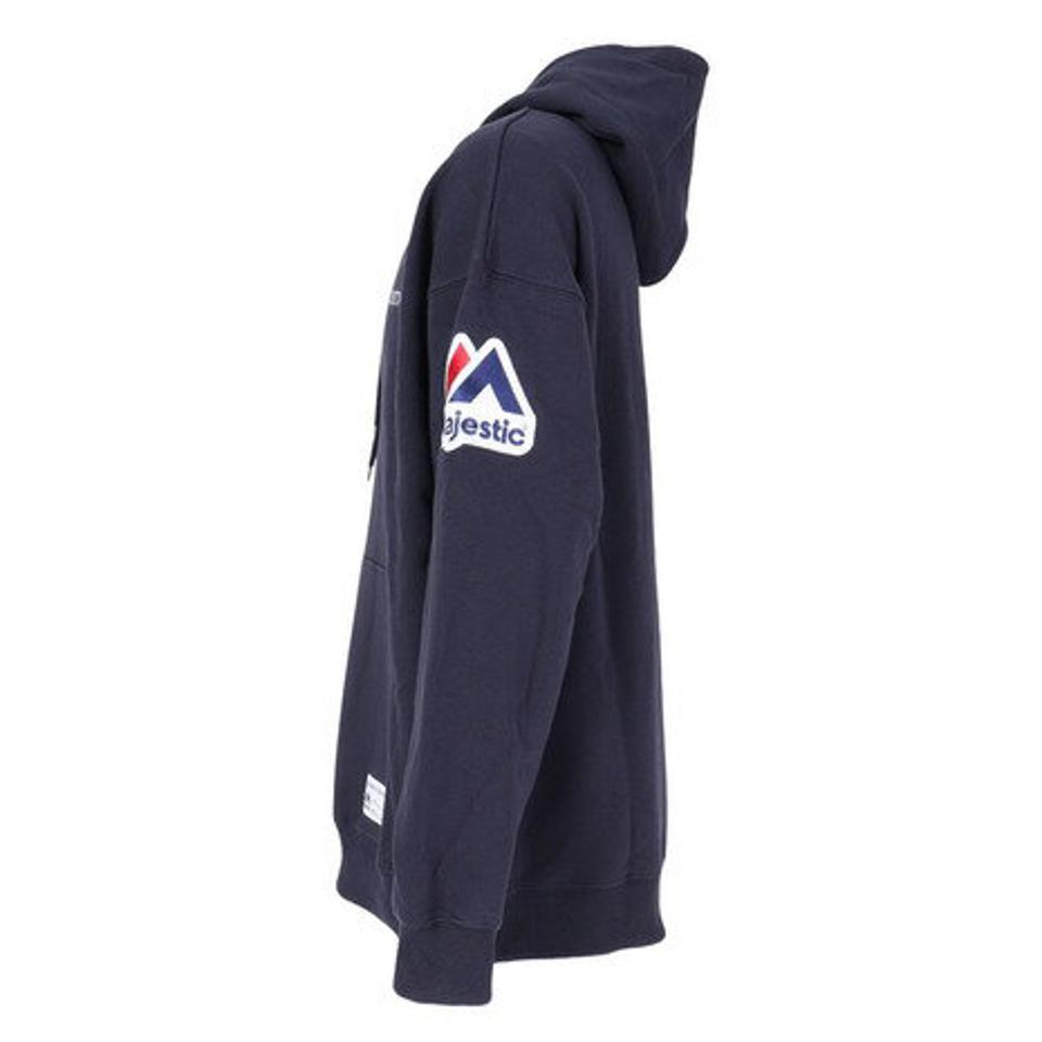 【15%OFFクーポン対象！2/1まで】マジェスティック（MAJESTIC）（メンズ）プルオーバー フーディ OT0623FW0009-NVY