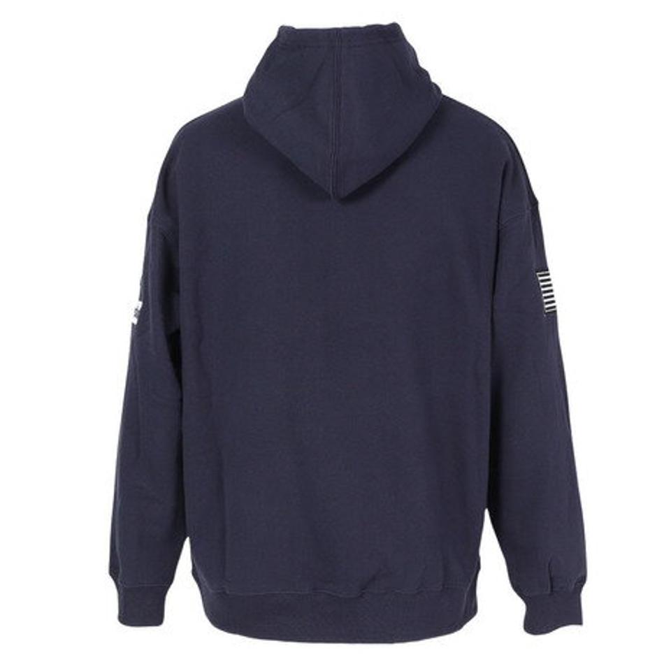 【15%OFFクーポン対象！2/1まで】マジェスティック（MAJESTIC）（メンズ）プルオーバー フーディ OT0623FW0009-NVY