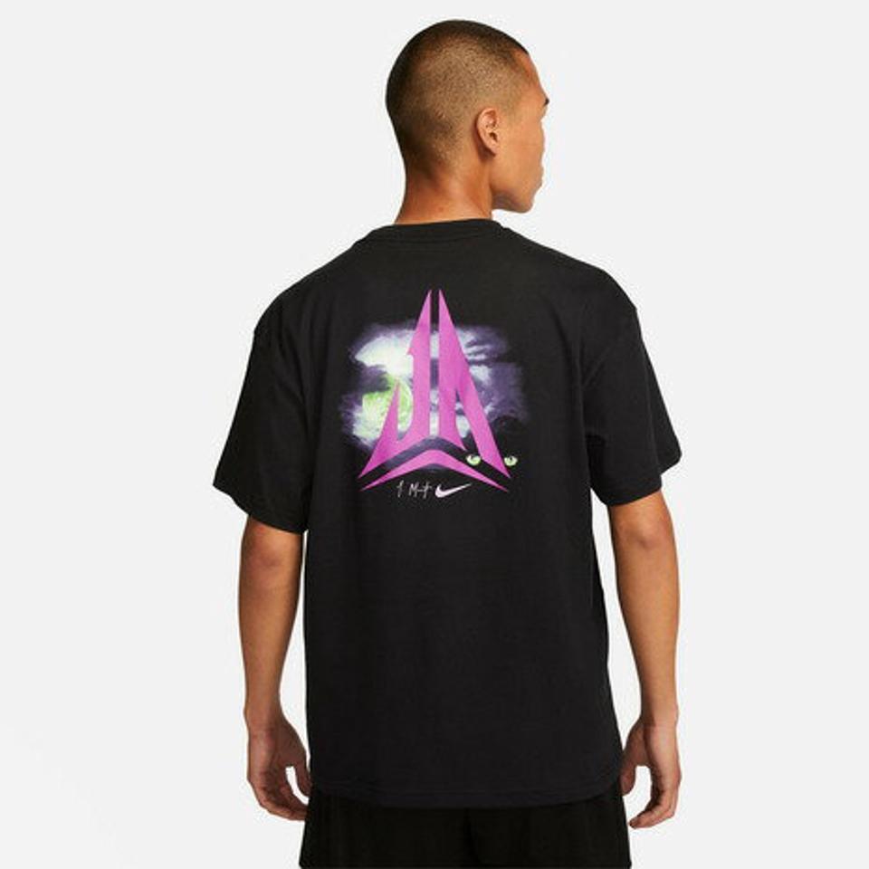 ナイキ（NIKE）（メンズ）バスケットボールウェア ジャ・モラント Max90 オープン ショートスリーブTシャツ FJ2320-010