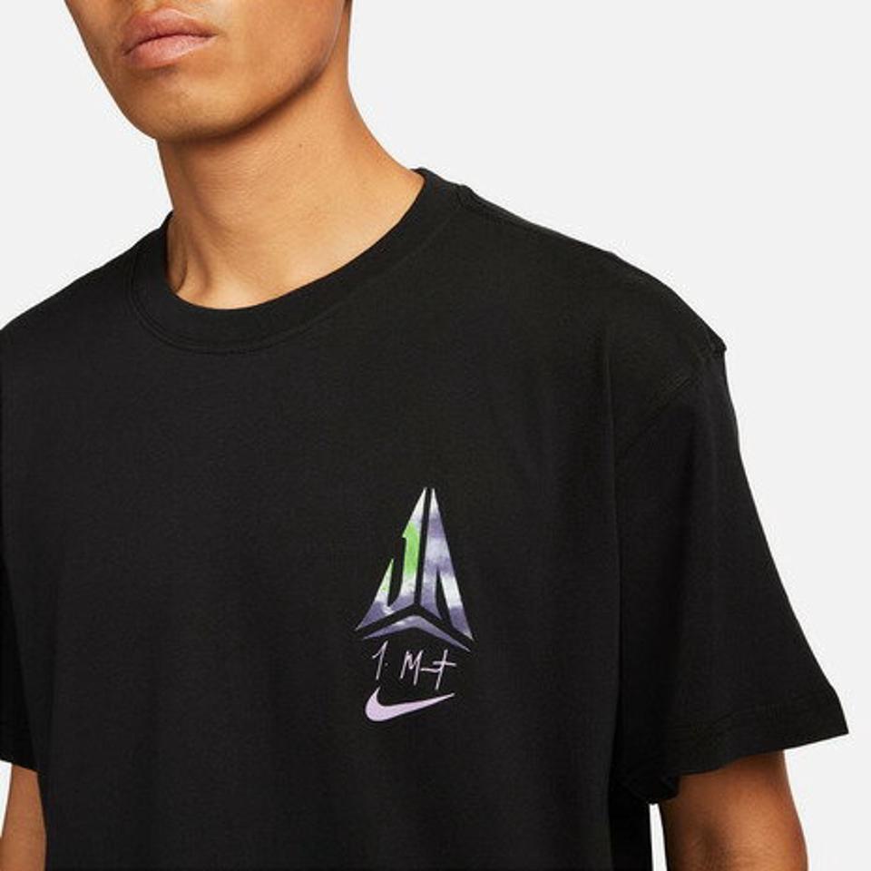 ナイキ（NIKE）（メンズ）バスケットボールウェア ジャ・モラント Max90 オープン ショートスリーブTシャツ FJ2320-010