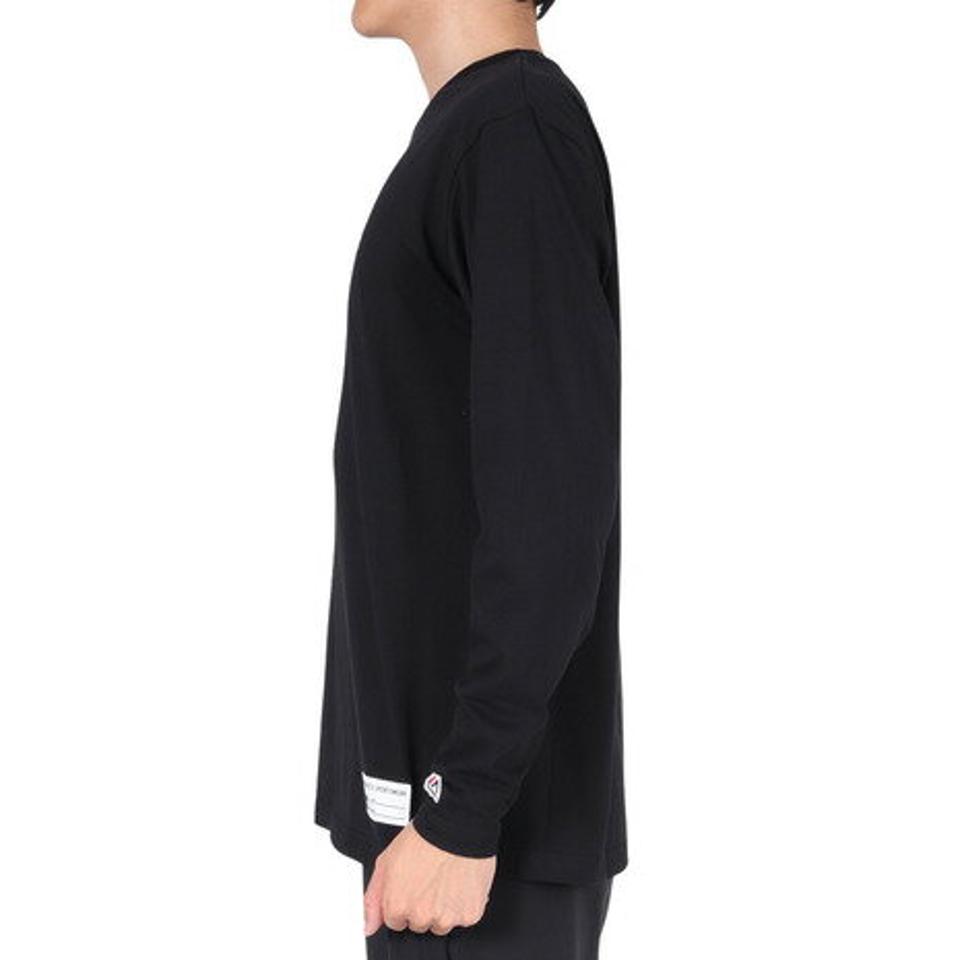 【15%OFFクーポン対象！2/1まで】マジェスティック（MAJESTIC）（メンズ）長袖Tシャツ OT0323FW0003-BLK