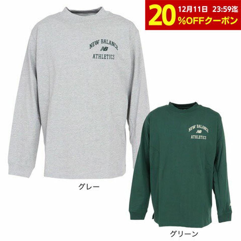 ニューバランス（new balance）（メンズ）長袖Tシャツ メンズ Athletics Varsity モックネック MT33552
