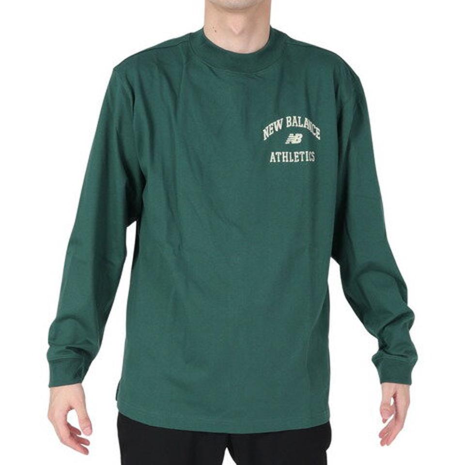 ニューバランス（new balance）（メンズ）長袖Tシャツ メンズ Athletics Varsity モックネック MT33552
