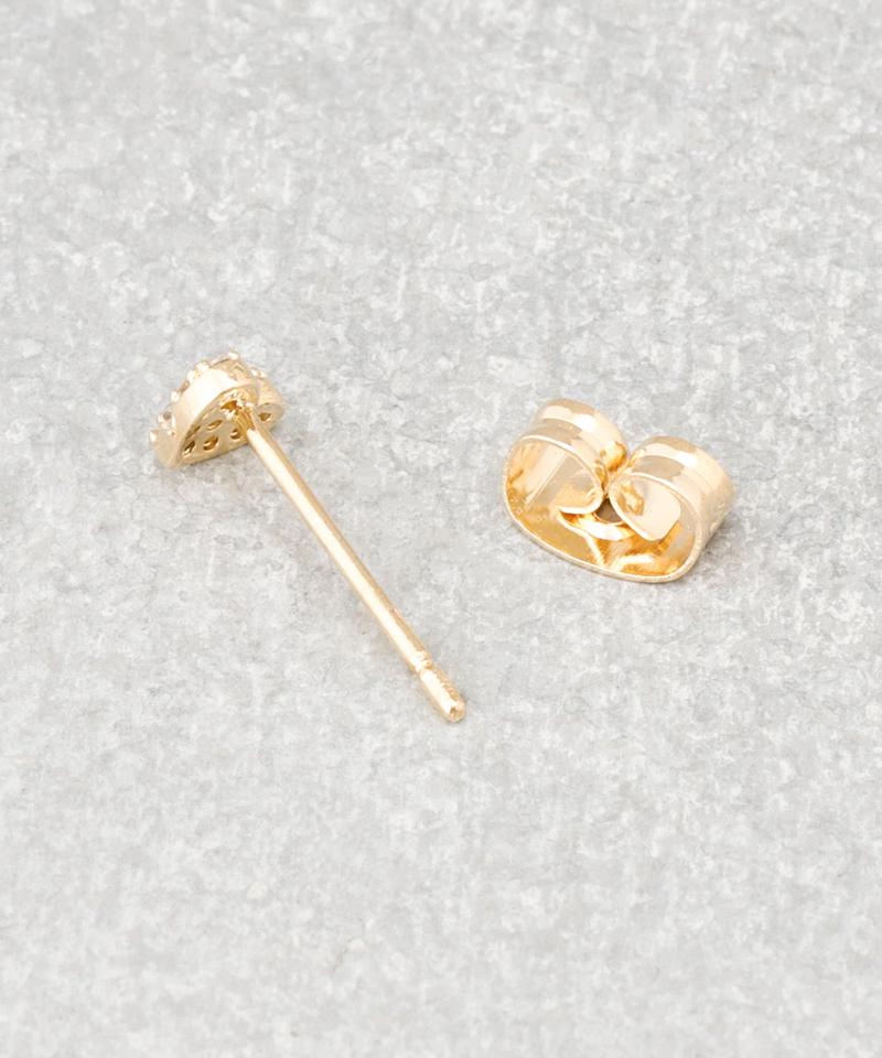 ミニハートキュービックピアス