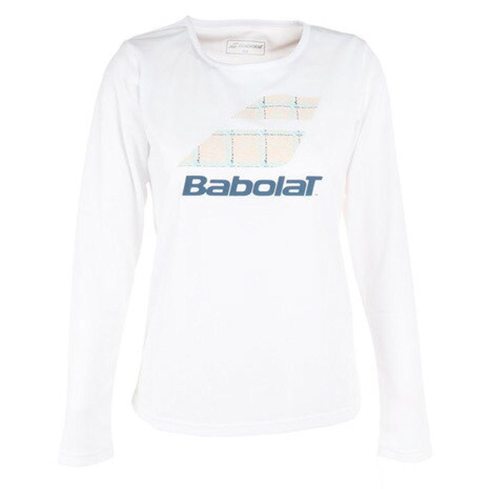 バボラ（BABOLAT）（レディース）テニスウェア レディース PURE 長袖Tシャツ BWP3577 WH00