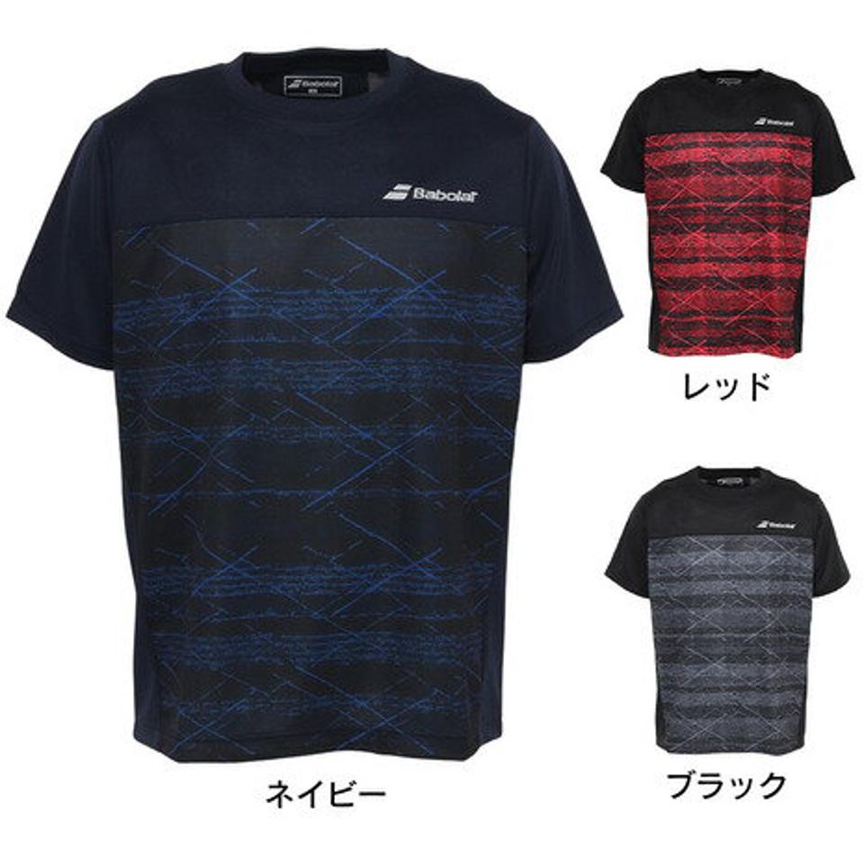 バボラ（BABOLAT）（メンズ）テニスウェア ピュア半袖Tシャツ BUP3555