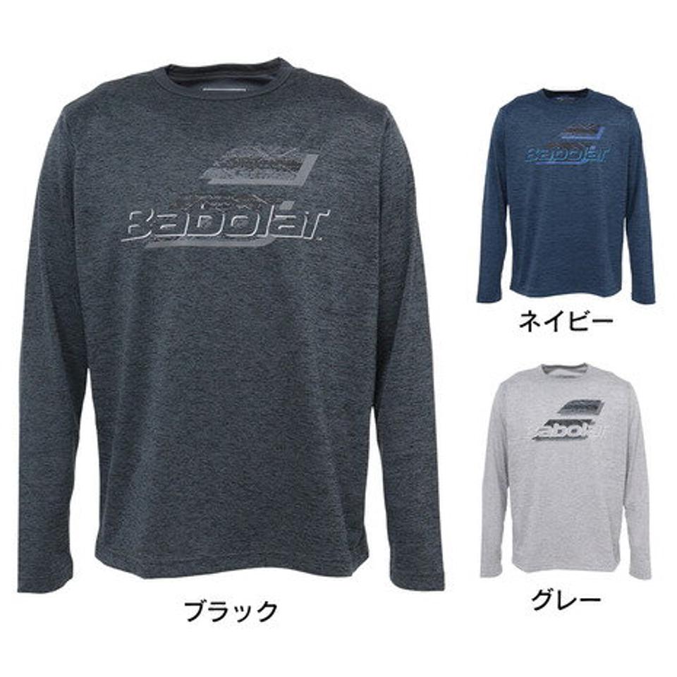 バボラ（BABOLAT）（メンズ）テニスウェア ピュア長袖Tシャツ BUP3553