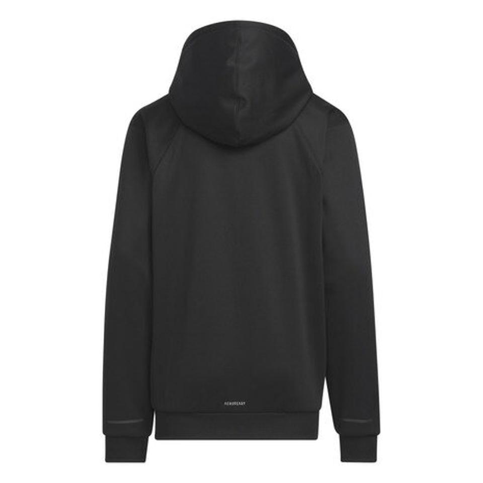 アディダス（adidas）（キッズ）ジュニア トレイン エッセンシャルズ ウォーム ロゴ ルーズフィット プルオーバーパーカー IKS30-IK4650