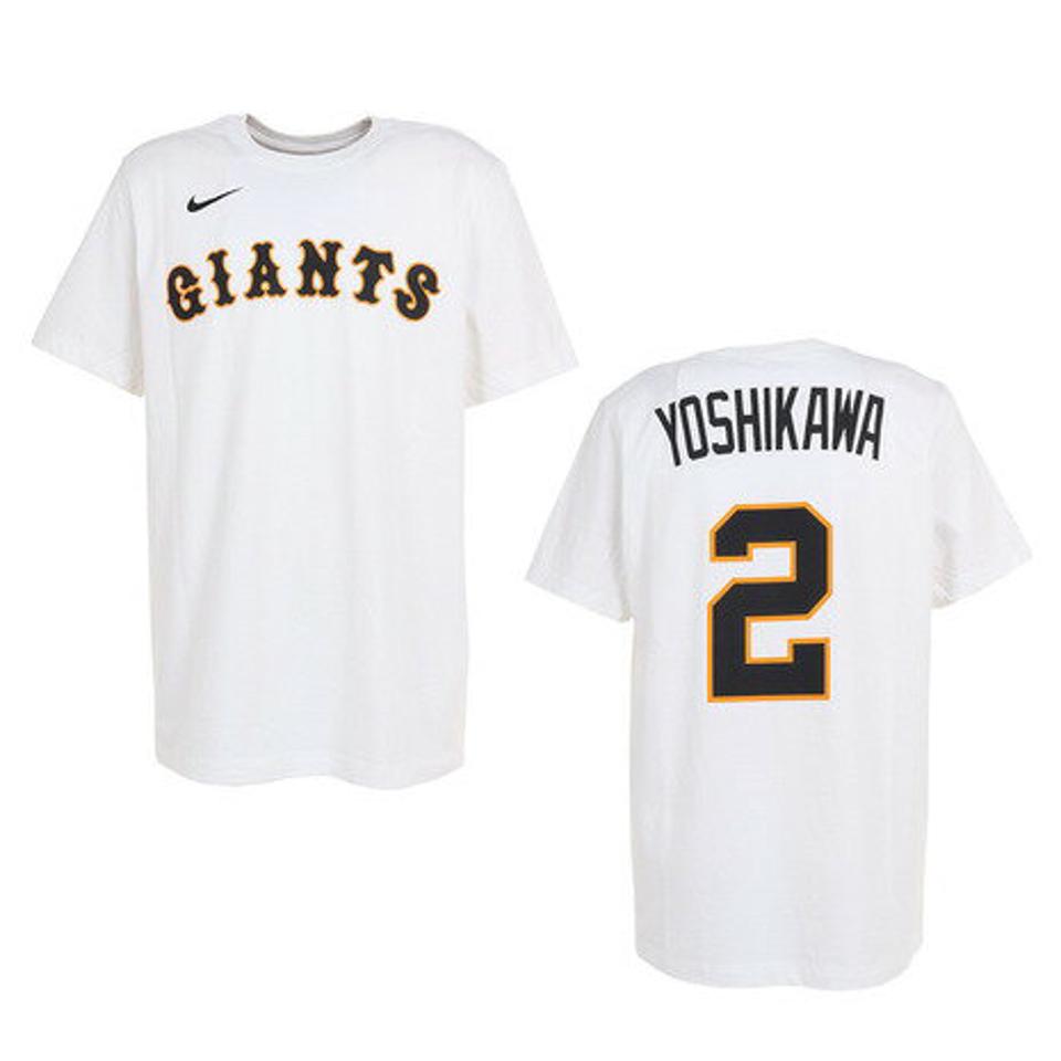 ジャイアンツ（メンズ）野球ウェア 背番号Tシャツ 吉川尚輝 2 45826608372