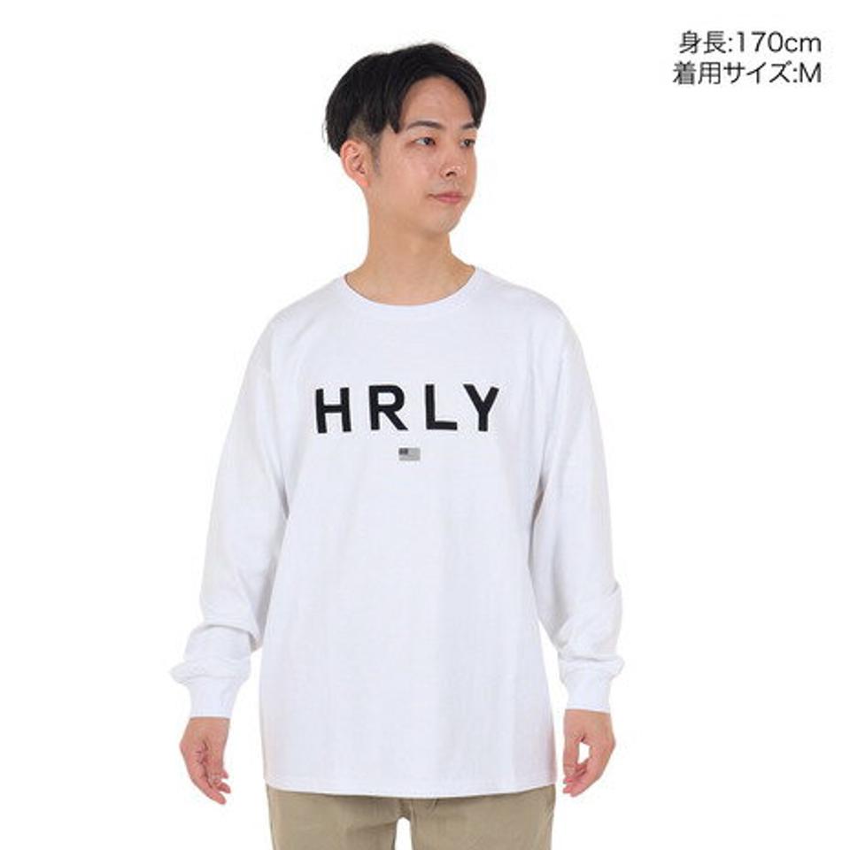 【SOY受賞記念1/30 9:59までエントリーでP4倍】ハーレー（HURLEY）（メンズ）オーバーサイズ ブランドロゴ 長袖Tシャツ 23MLS2200001-WHT