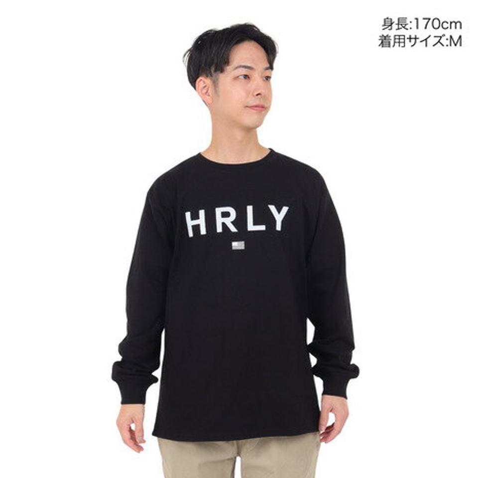 【SOY受賞記念1/30 9:59までエントリーでP4倍】ハーレー（HURLEY）（メンズ）オーバーサイズ ブランドロゴ 長袖Tシャツ 23MLS2200001-BLK