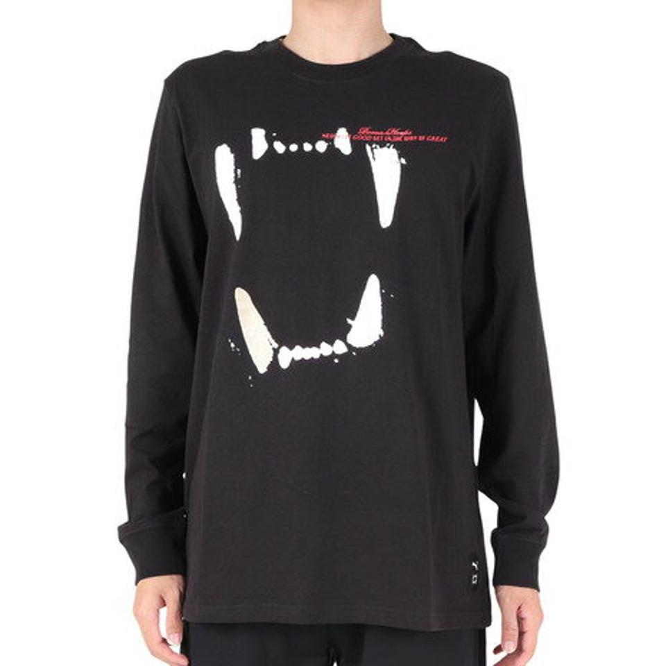 プーマ（PUMA）（メンズ）バスケットボールウェア FRANCHISE グラフィック 長袖Tシャツ 62203001