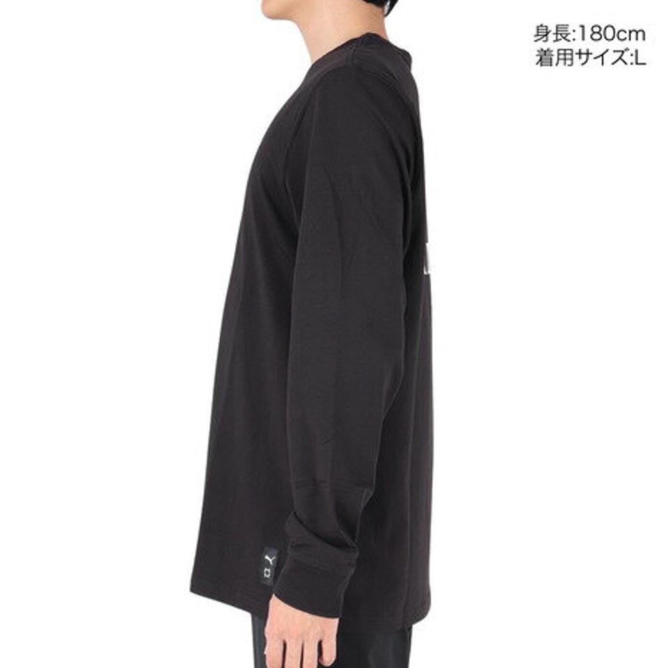 プーマ（PUMA）（メンズ）バスケットボールウェア FRANCHISE グラフィック 長袖Tシャツ 62203001