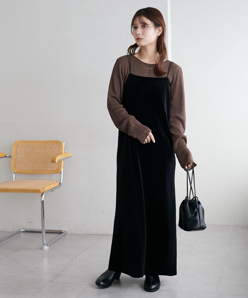 【10色展開/インナー使いにも◎/WEB限定】ラメリブショートプルオーバー