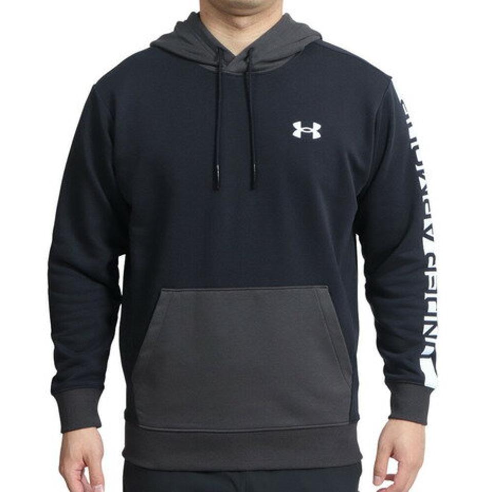 アンダーアーマー（UNDER ARMOUR）（メンズ）バスケットボールウェア スウェット ロングスリーブ プルオーバー フーディー 1375351 001