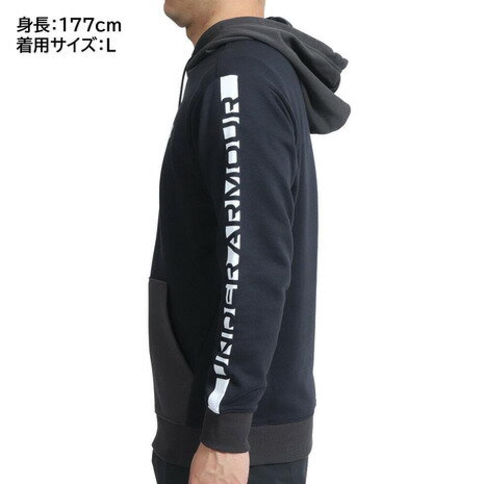 アンダーアーマー（UNDER ARMOUR）（メンズ）バスケットボールウェア スウェット ロングスリーブ プルオーバー フーディー 1375351 001