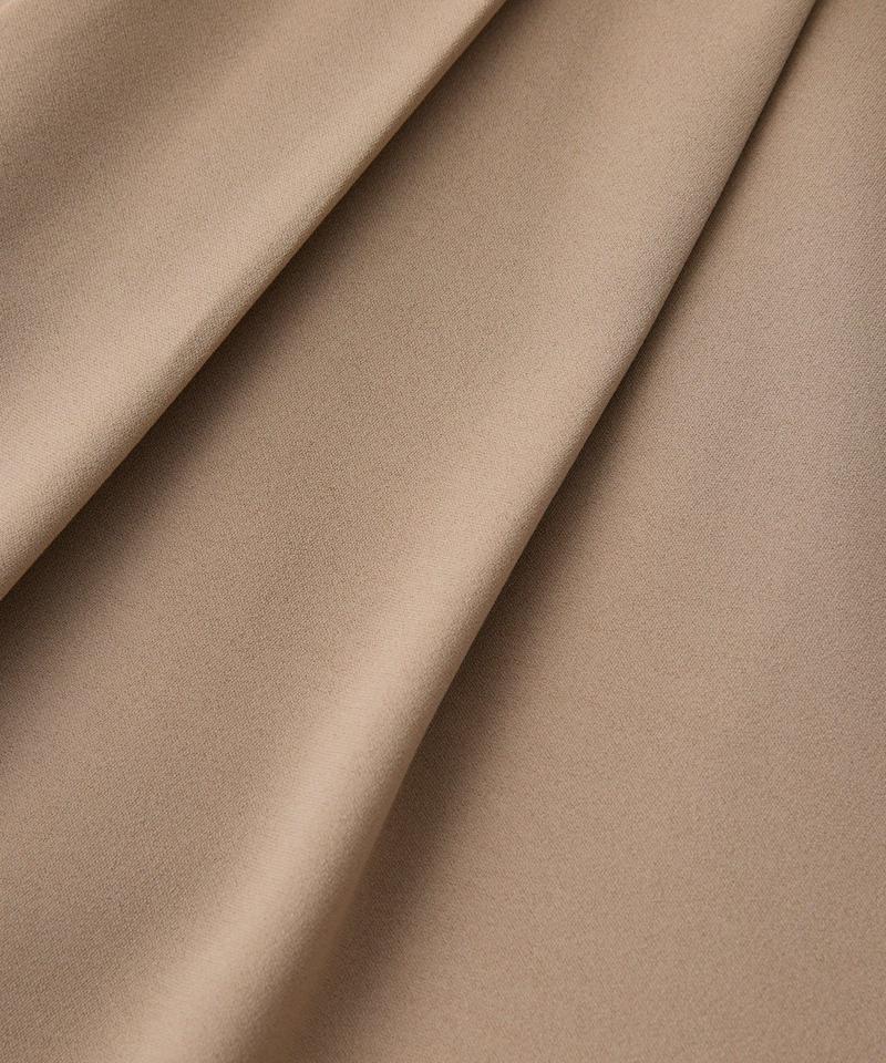 【-3kg見え/ウエストゴム/ウォッシャブル/3サイズ】タックワイドスラックス