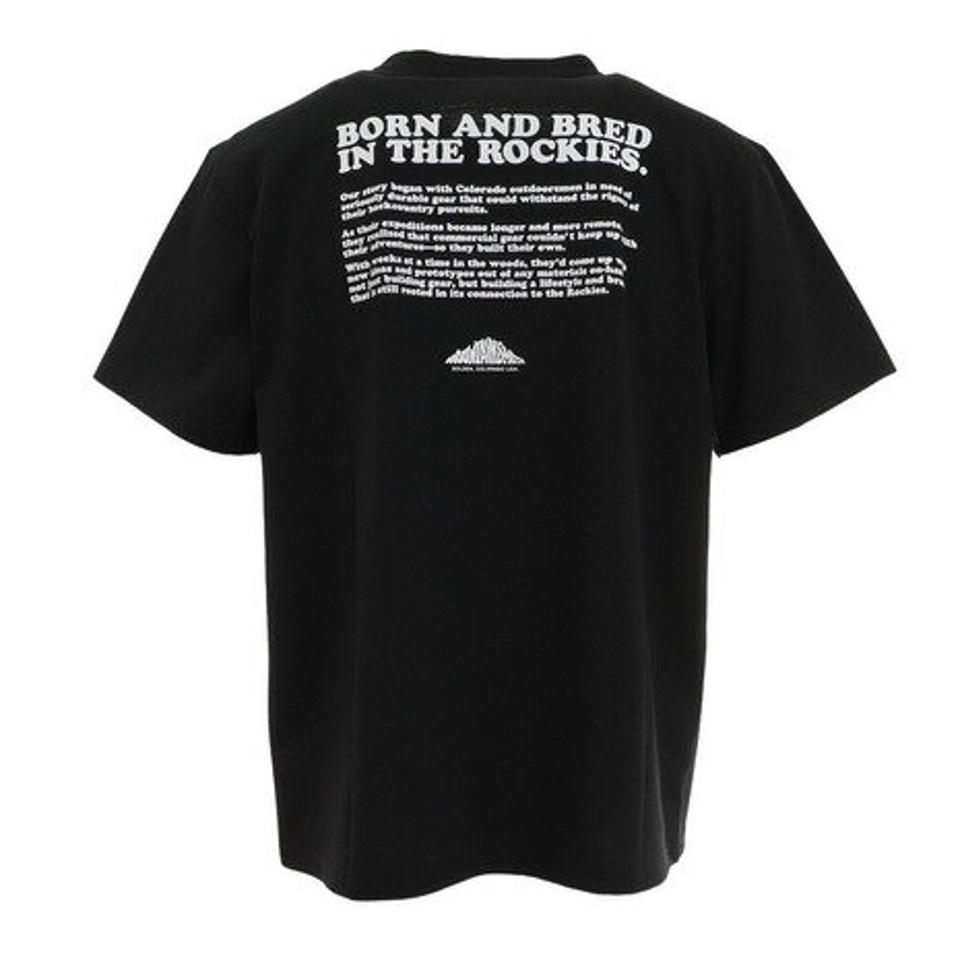 マウンテンスミス（MOUNTAINSMITH）（メンズ）キノコTシャツ MS0-00M-221024 BLK